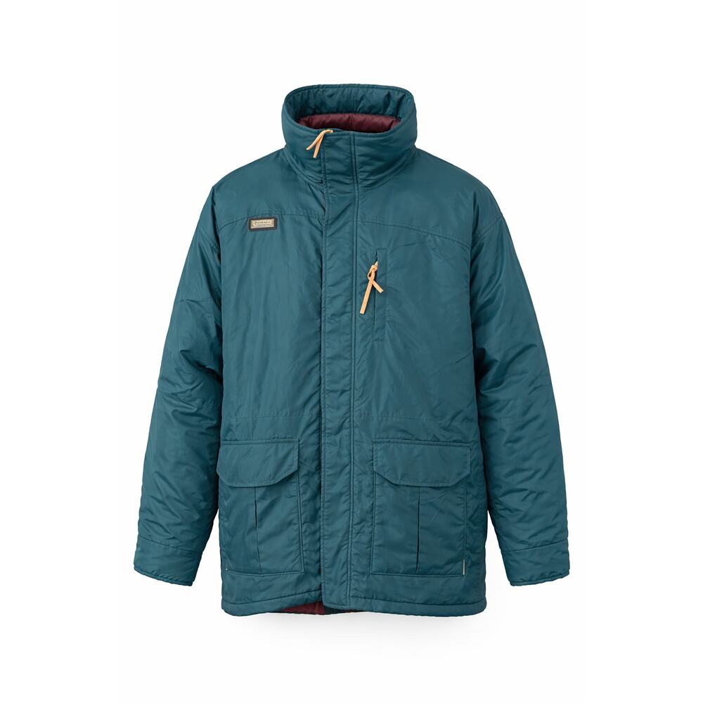 Columbia Ski Jacket Mens Size L Green Workwear Outdoor Hike Waterproof Cosy